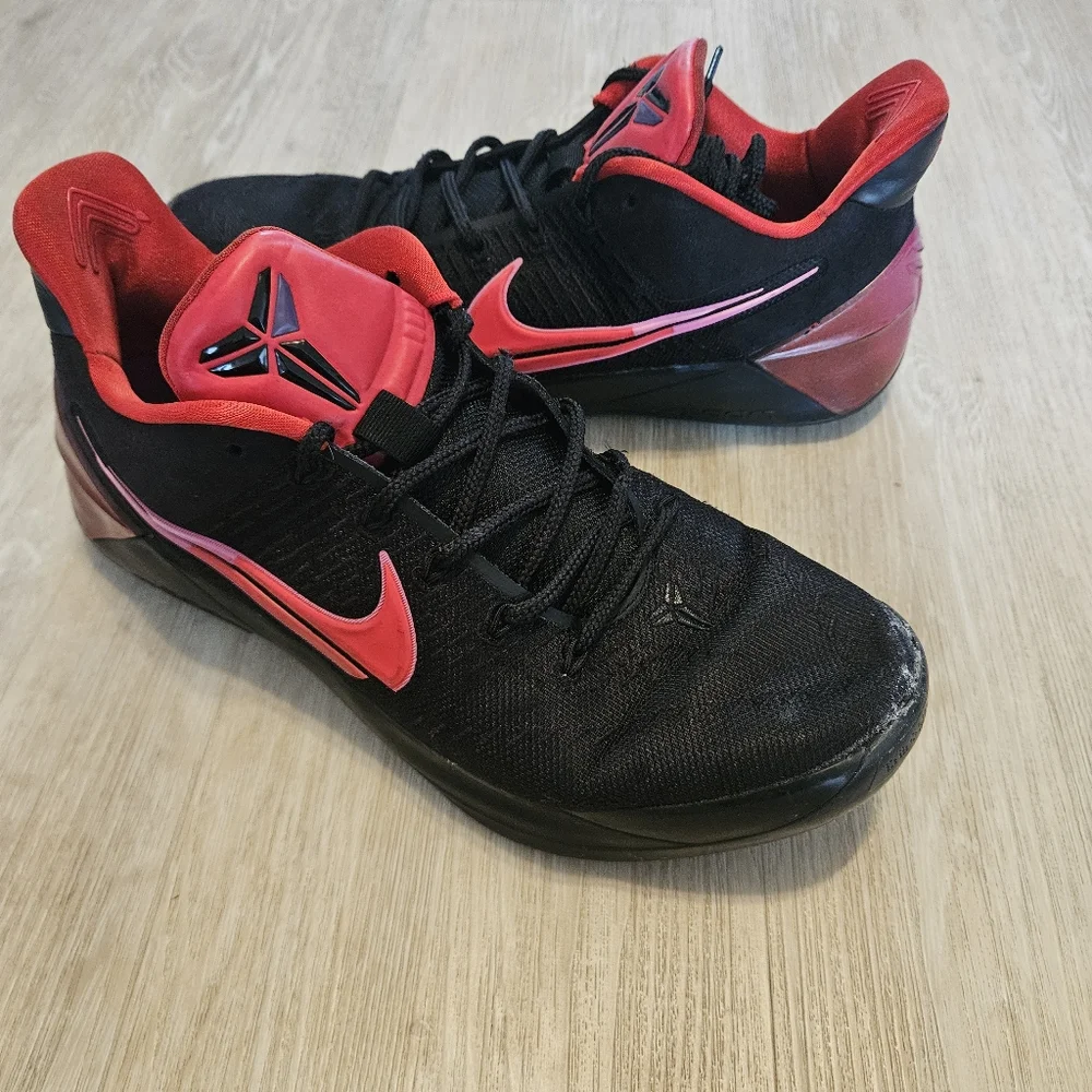 Nike Kobe AD Flip The Switch Black University Red Hyper Violet 852425-004 Sz 12
